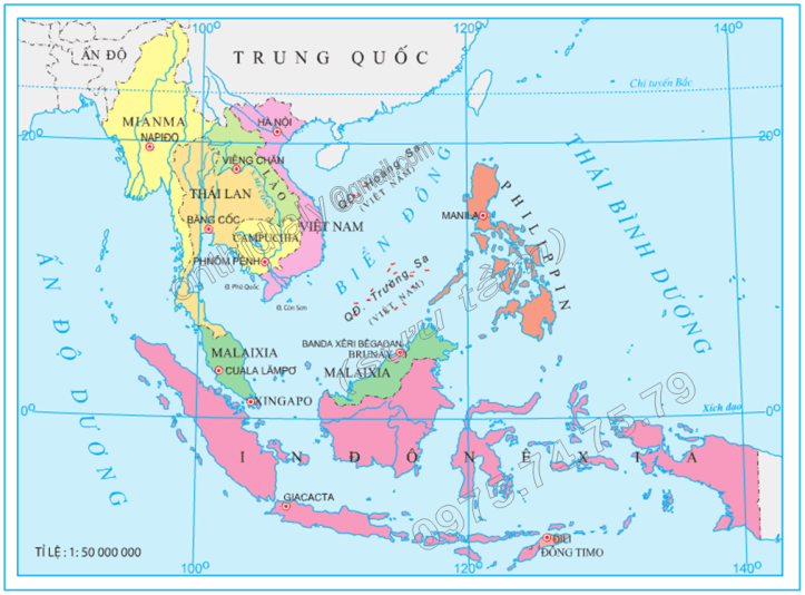 Hinh 2. Các nước Đông Nam Á
