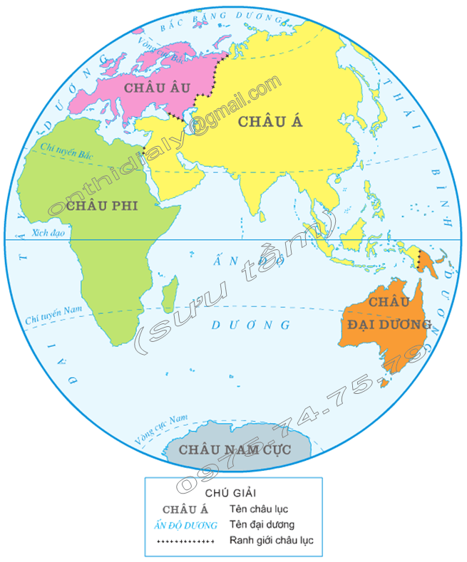 Hinh 2. Bán cầu Đông