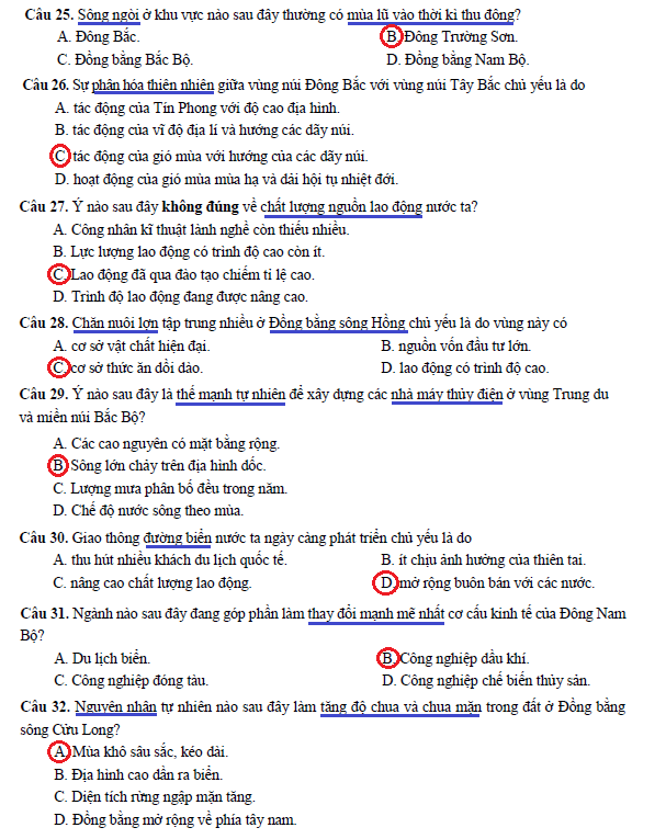 giai-5-de-thi-thu-nghiem-trac-nghiem-thpt-dia-ly-2017